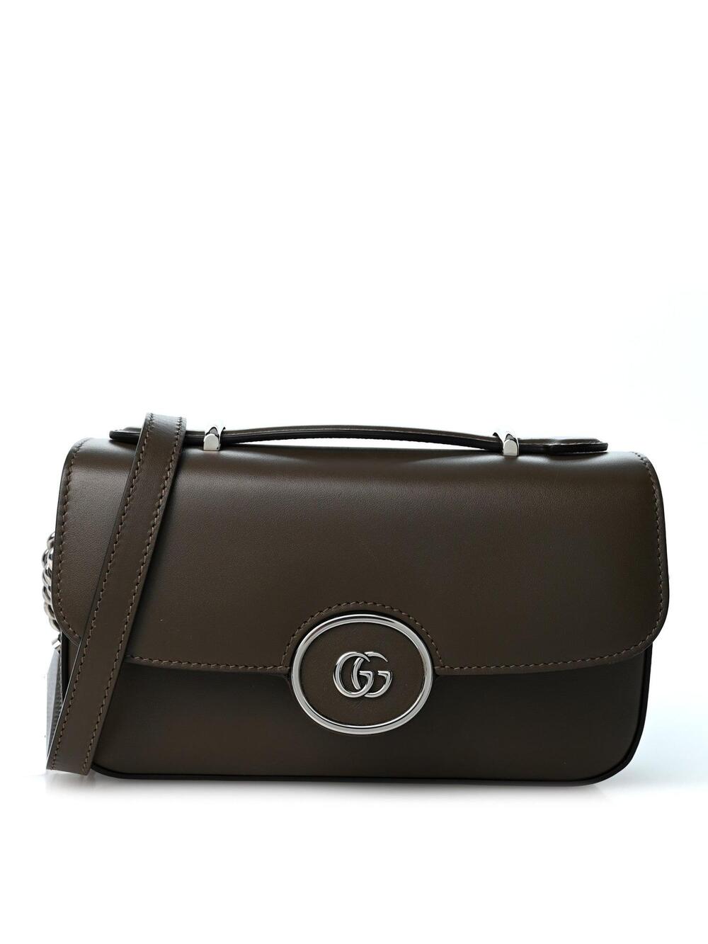 Gucci Senna Calfskin Petite Gg Top #344895G11B